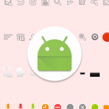A lista de ícones padrão para Android