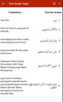 surat yasin mp3 dan teks capture d'écran 3