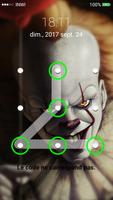 pennywise pattern lock screen Affiche