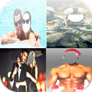 Face in Holes-Photo Montage APK