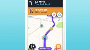 2018 Waze GPS Maps Traffic Live Navigation Hints Screenshot 3