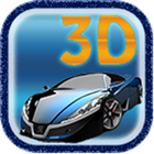 Race Car 3D biểu tượng