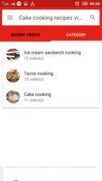 Cake recipes, tasco, and ice cream sandwich videos 포스터