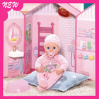 Dollhouse and baby friends icon