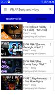 Five nights at freddy FNAF New songs + video ảnh chụp màn hình 2