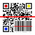 (R) barcode reader/máy quét QR biểu tượng