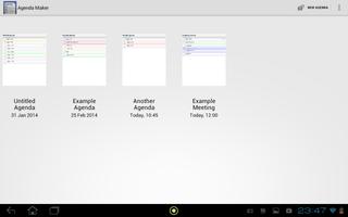 Agenda Maker screenshot 3