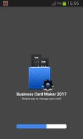 Business Card Maker 2017 Affiche