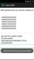 Toplu SMS screenshot 3