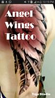 Angel Wings Tattoo الملصق