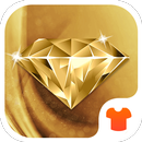 Golden Theme for Android free- Luxury Diamond APK