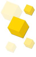 Poster Yellow Cube App