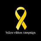 Yellow ribbon campaign icon