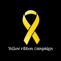 Yellow ribbon campaign-poster
