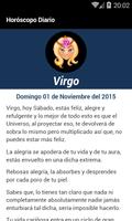 Virgo Horoscopo Diario capture d'écran 1