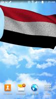 Yemen National Flag 3D Free capture d'écran 3