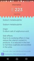 Food additives. No Ads inside capture d'écran 1