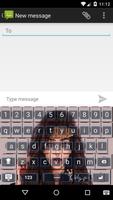 Lovely Girly M Keyboard Theme imagem de tela 3