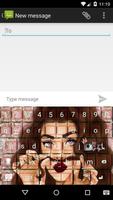 Lovely Girly M Keyboard Theme imagem de tela 2