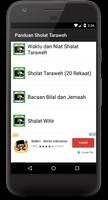Tuntunan Sholat Tarawih ภาพหน้าจอ 1