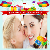 Birthday Photo Frames &amp; Cards icon