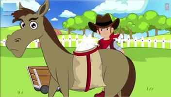 infantiles-histórias-el-caballo-perezoso-cuentos imagem de tela 1