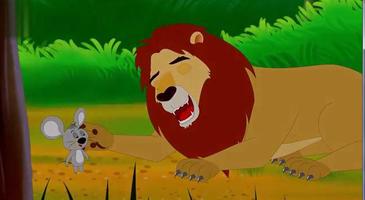 El león y el ratón Affiche