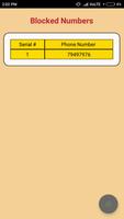 Call Blocker(Blacklist) تصوير الشاشة 1