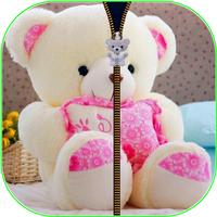 برنامه‌نما TeddyBearCute ZipperScreenLock عکس از صفحه