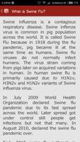 Swine Flu: an Awareness Guide capture d'écran 2