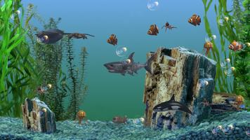 Aquarium 3D Live Wallpaper capture d'écran 3