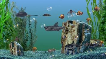 Aquarium 3D Live Wallpaper capture d'écran 1