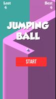 Jumping Ball - Do not hit wall poster