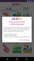 LA 2024 Emojis الملصق