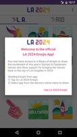 LA 2024 Emojis Affiche