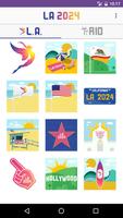 LA 2024 Emojis syot layar 1