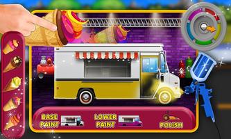 Fabrique de camion de crème glacée: jeux voiture capture d'écran 3