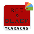 Xperia Red & Black Theme icône
