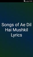 Songs of Ae Dil Hai Mushkil MV Affiche