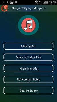 Songs of Flying Jatt Lyrics screenshot 1