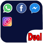 آیکون‌ Dual Space (Multiple Space) Multiple account 2018