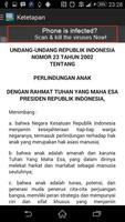 برنامه‌نما UU Perlindungan Anak عکس از صفحه