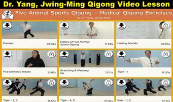 Five Animals Qigong (YMAA) Cartaz