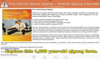 Five Animals Qigong (YMAA) imagem de tela 1
