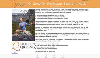 Qi Gong for Upper Back & Neck screenshot 1