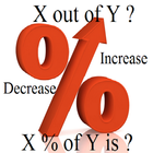 Percentage Calculator 3 in 1 ícone
