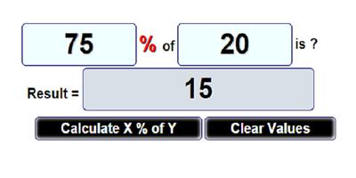 Percentage Calculator 3 in 1 imagem de tela 1