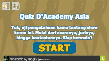 Quiz D'Academy Asia Plakat