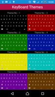 Solid Color Keyboard Themes Poster