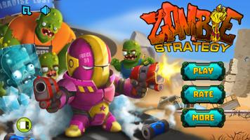 Zombie Strategy Survival Game Affiche